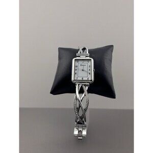 Brighton Neptunes Rings Swirl Watch Crystal Accent Two-Tone 7" New Battery